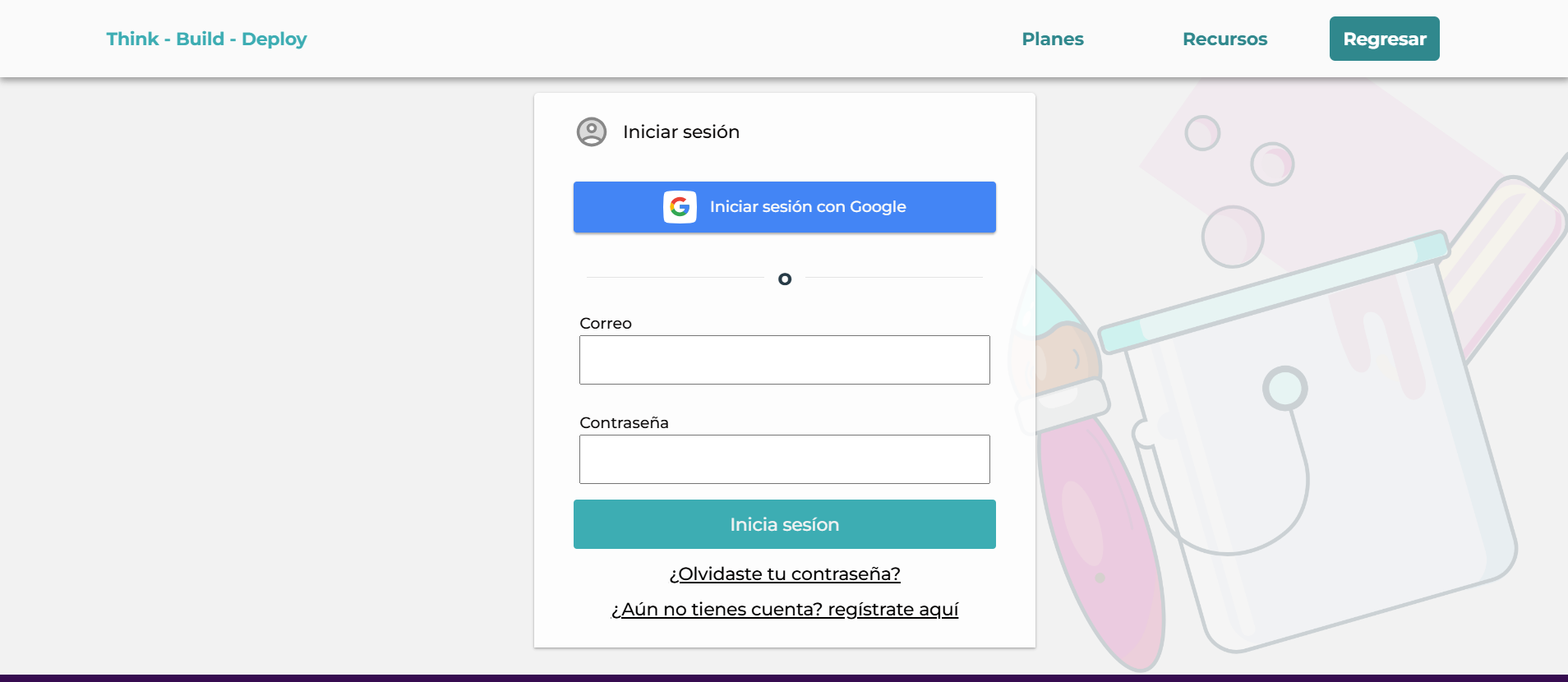 Página de acceso