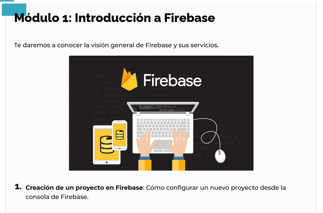 Curso de Firebase
